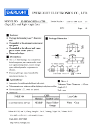 Datasheet 12-21UYOC/S530-A2/TR8 manufacturer Everlight