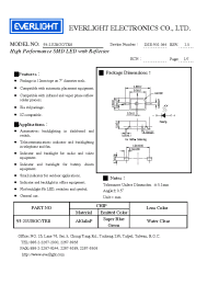 Datasheet 93-21UBGC/TR8 manufacturer Everlight