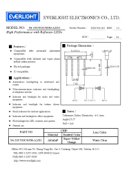 Datasheet 94-22UYOC/S530-A2/S2 manufacturer Everlight