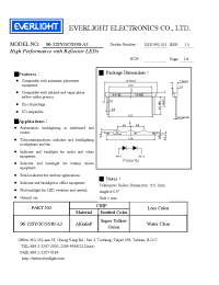 Datasheet 96-22SYGC/S530-E1 manufacturer Everlight