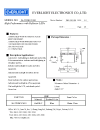 Datasheet 96-22UBC/C430 manufacturer Everlight