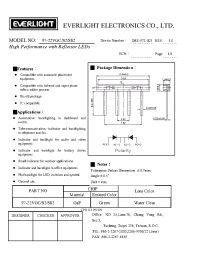 Datasheet 97-22VGC/S2/S82 manufacturer Everlight