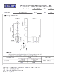 Datasheet A1394B/3YG manufacturer Everlight
