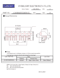 Datasheet A1893B/6SYGD/S530-E1 manufacturer Everlight