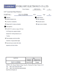 Datasheet ELF-512EWB manufacturer Everlight