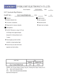 Datasheet ELF-546GWB/P4/R manufacturer Everlight