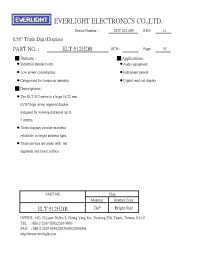 Datasheet ELT-512HDB manufacturer Everlight