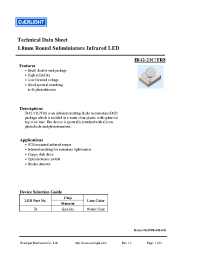 Datasheet IR42-21C/TR8 manufacturer Everlight