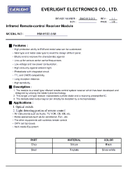 Datasheet IRM-8100-3-M manufacturer Everlight