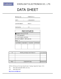 Datasheet IRM-8601S-1 manufacturer Everlight