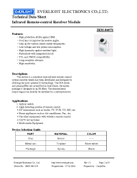 Datasheet IRM-8607S manufacturer Everlight