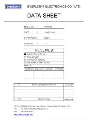 Datasheet IRM-8632 manufacturer Everlight
