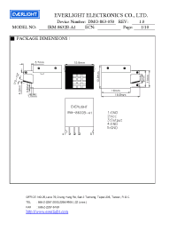 Datasheet IRM-8632B-A1 manufacturer Everlight