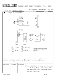 Datasheet ITR-8307-F43 manufacturer Everlight
