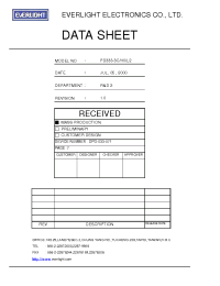 Datasheet PD333-3C/H0/L2 manufacturer Everlight