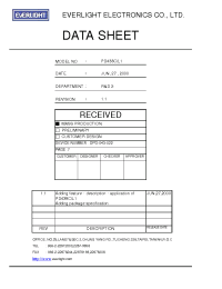 Datasheet PD438C/L1 manufacturer Everlight