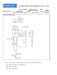 Datasheet PT928-6B manufacturer Everlight