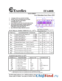 Datasheet EFA480B manufacturer Excelics