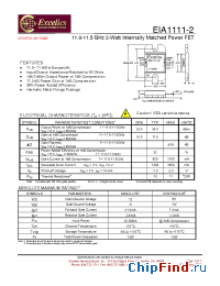 Datasheet EIA1111-2 manufacturer Excelics