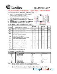 Datasheet EIA1314-2P manufacturer Excelics