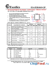 Datasheet EIA1819-2P manufacturer Excelics