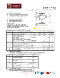 Datasheet EID1414-12 manufacturer Excelics