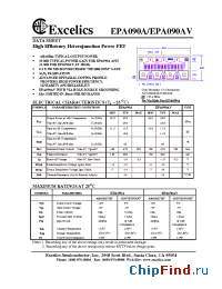 Datasheet EPA090AV manufacturer Excelics