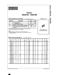 Datasheet 1N5270B manufacturer Fairchild