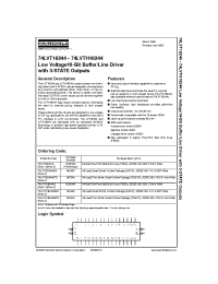 Datasheet 74LVT16244 manufacturer Fairchild