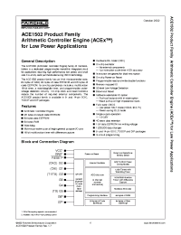 Datasheet ACE1502EMT8 manufacturer Fairchild