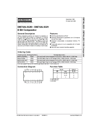 Datasheet DM74ALS521WMX manufacturer Fairchild