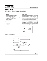 Datasheet FAN7023MX manufacturer Fairchild