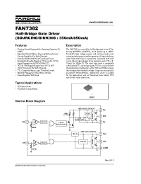 Datasheet FAN7382 manufacturer Fairchild