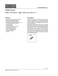 Datasheet FAN7548 manufacturer Fairchild