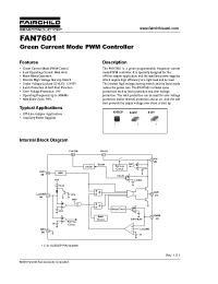 Datasheet FAN7601G manufacturer Fairchild