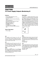 Datasheet FAN7680M manufacturer Fairchild