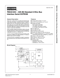Datasheet FM24C32 manufacturer Fairchild