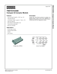 Datasheet FMS7G15US60 manufacturer Fairchild