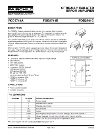 Datasheet FOD2741ATV manufacturer Fairchild