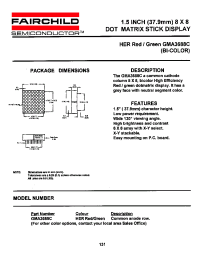 Datasheet GMA3688C manufacturer Fairchild