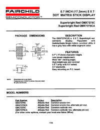 Datasheet GMA7275C manufacturer Fairchild