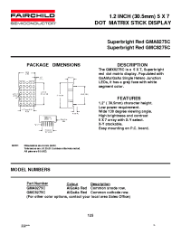 Datasheet GMC8275C manufacturer Fairchild