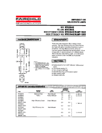 Datasheet HLMP-1301 manufacturer Fairchild