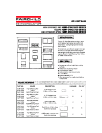 Datasheet HLMP-2350 manufacturer Fairchild