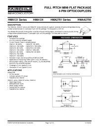 Datasheet HMA2701BR2 manufacturer Fairchild