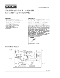 Datasheet KA1M0265R manufacturer Fairchild