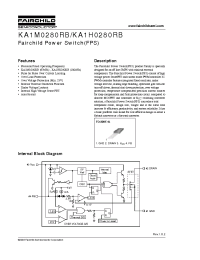 Datasheet KA1M0280 manufacturer Fairchild