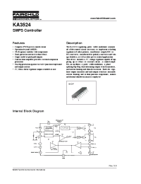 Datasheet KA3524 manufacturer Fairchild