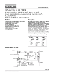 Datasheet KA5H0265RCTU manufacturer Fairchild