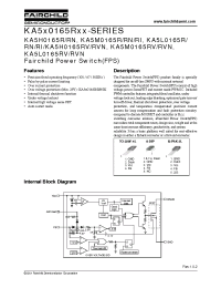 Datasheet KA5M0165RV manufacturer Fairchild